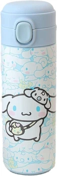 Детский термос Sanrio, с принтом Cinnamoroll, 420 мл из нержавеющей стали, Голубой (0665990)