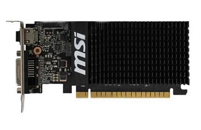 Відеокарта Низькопрофільна MSI PCI-Ex GeForce GT 710 2 GB DDR3 ( 64 Bit ) ( DVI, HDMI )