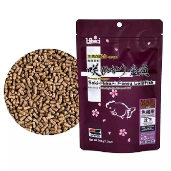 Корм Saki-Hikari Fancy Goldfish Color Enhancing 200г (палочки) 2,8-3,3мм Лучший для цвета золотых рыбок длиной 3+ см Тонущий
