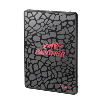 Твердотельный накопитель SSD Apacer AS350 256GB, форм-фактор 2.5", интерфейс SATA III, стандартный SSD для ПК и ноутбуков, черный корпус, скорость чтения/записи до 560/520 МБ/с, модель AP256GAS350-1
