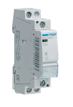 Контактор безшумний 230V Hager ESC125S 25A 1но