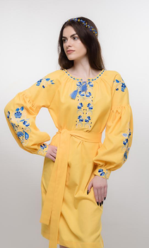 Сукня-вишиванка жіноча vishivano4ka 119-8 42 жовта