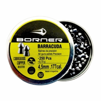 Пули Borner Barracuda, 4,5 мм, 0,70 гр 250 шт