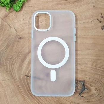 Чохол для Baseus Smoke case Matte with MagSafe для iPhone 12/12 Pro White