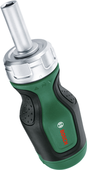 Отвертка для велосипедов Bosch короткая с трещоткой и 6 насадками (1600A027PN)