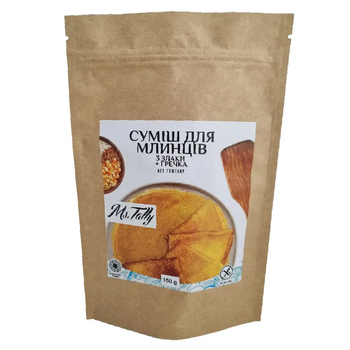 Смесь для блинов мини 3 злака + гречка без глютена Ms. Tally 150 г
