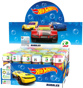 Zestaw baniek mydlanych Artyk Hot Wheels 60 ml 36 szt (8007315802505)