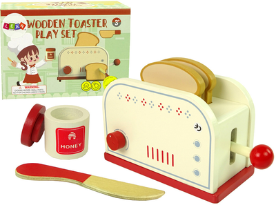 Тостер LEAN Toys Wooden Accessories Breakfast Kitchen Kids (5904665990599)