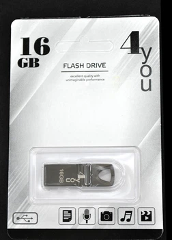 USB-накопитель флешка на 16Gb 4you 117 Metal series Black
