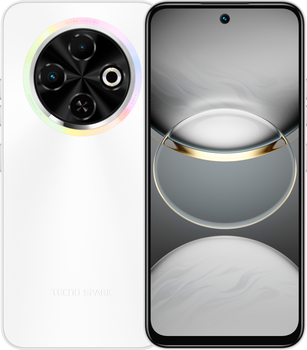 Мобільний телефон Tecno Spark 30C (KL5n) 4/128GB Orbit White (4894947051777)
