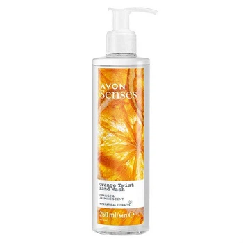 Жидкое мыло для рук Avon Senses «Сочный апельсин» с ароматом апельсина и жасмина 250 мл