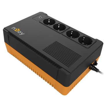 ИБП со стабилизатором AVR UPS Njoy Soter 600VA 360W, Lin.int., 4 x Schuko, USB