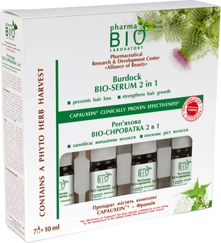 Реп'яхова сироватка 2 в 1 Pharma Bio Laboratory проти випадіння волосся 7 х 10 мл (4820074624218)