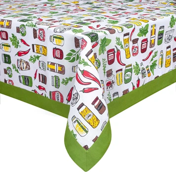 Скатертина Home Line Спеції Салатова 140х180 см (162766)
