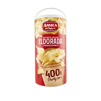 Чіпси картопляні Мега Бокс Amica Eldorada Potato Chips Tradizionale Party Box Паті бокс 400г