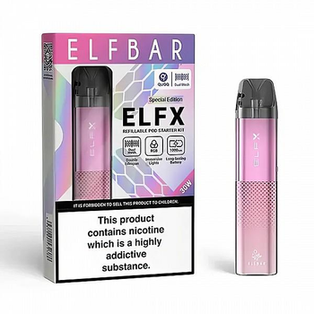 Pod-система Elf Bar ELFX - Pink. Електронна сигарета.