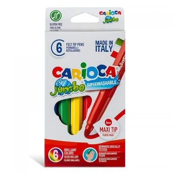 Фломастеры 6 цветов JUMBO 40568