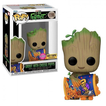 Фигурка Funko Pop Грут I am Groot Groot with Cheese Puffs 10 см FP IG G 1196