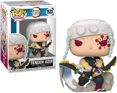 Фигурка Funko Pop Клинок рассекающий демонов Тенген Удзуи Demon Slayer Tengen Uzui 10 см FP DS TU 1533