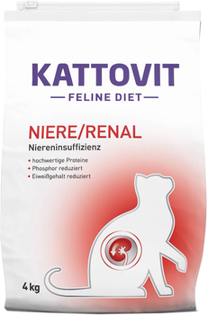 Sucha karma dla kota Kattovit Niere-Renal 4 kg (4000158771605)