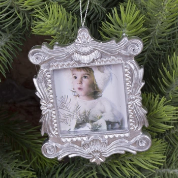 Підвіска-фоторамка на ялинку Квадрат 2649-2