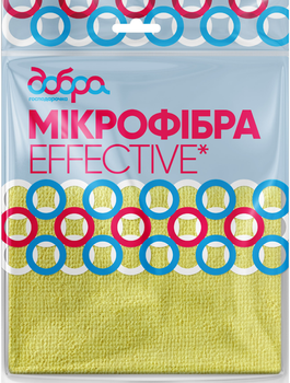 Серветка Добра господарочка Effective з мікрофібри 1 шт (4820086523097)