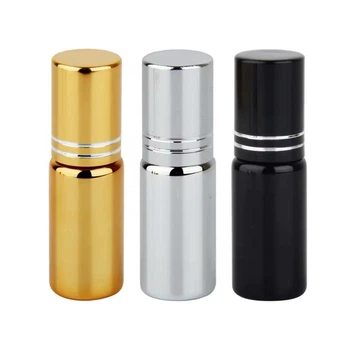 Флакони 3 Шт (Black, Gold, Silver) Для Масляних Парфумів Lux 5 Мл