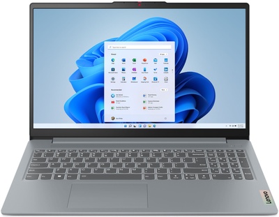 Ноутбук 15.6" Lenovo IdeaPad Slim 3 15AMN8 AMD Ryzen 3 7320U RAM 8GB SSD 256GB 11час батарея Win11 (UKR) Б/В