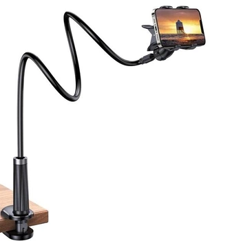 Держатель для телефона UGREEN LP113 90cm 360° Multifunction Phone Clip Stand Black (80906)