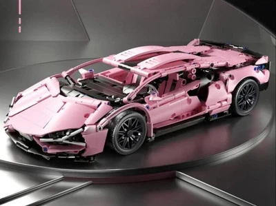 Конструктор Technic Lamborghini Sian 1280 деталей розовая