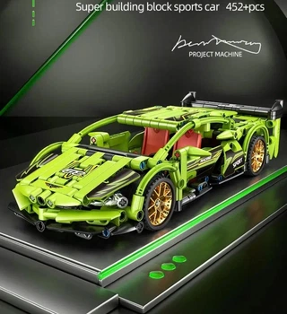 Конструктор Technic Lamborghini 452 деталі зелена