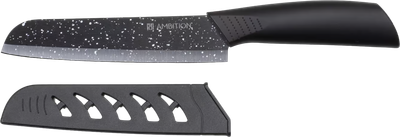 Nóż Santoku Ambition Skiv czarny 15 cm (5907078430805)