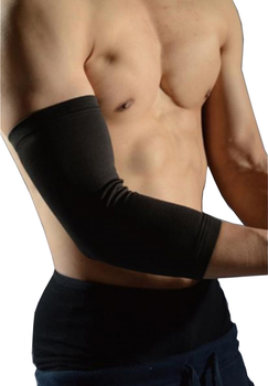 Компресійний бандаж на лікоть LiveUP Elbow Support S/M Black 1 шт (LS5771-SM)
