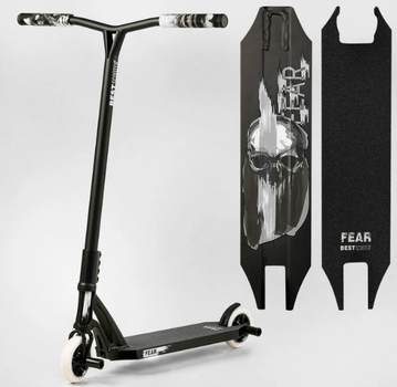 Самокат трюковый BEST SCOOTER FEAR SCS black/white