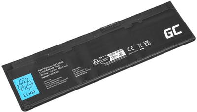 Акумулятор Green Cell для ноутбуків Dell Latitude E7240 E7250 7.6V 4600mAh (DE154V2)