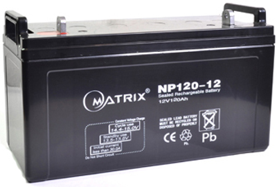 Аккумуляторная батарея Matrix 12V 120Ah (NP120-12)