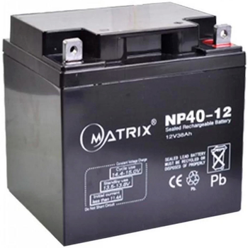 Аккумуляторная батарея Matrix 12V 40Ah (NP40-12)