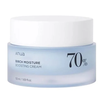 Успокаивающий крем с берёзовым соком Anua Birch 70% Boosting Cream Moisture 50ml