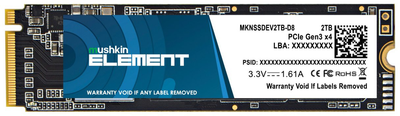 Dysk SSD Mushkin Element 2TB M.2 2280 PCIe 3.0 x4 TLC (MKNSSDEV2TB-D8)