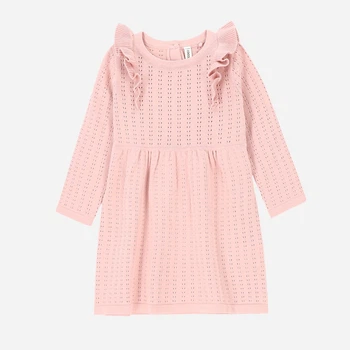 Дитяче плаття для дівчинки Coccodrillo Cute Girl Newborn ZC4129401CGN-033 80 см Пудрове (5904986426456)