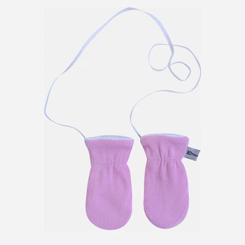 Дитячі зимові рукавиці для дівчат Babydream ryk3bal8dbp 56-68 см Ніжно-рожеві (ROZ6501103515)