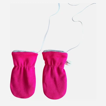 Дитячі зимові рукавиці для дівчат Babydream ryk3bal21dbp 56-68 см Малинові (ROZ6501103526)