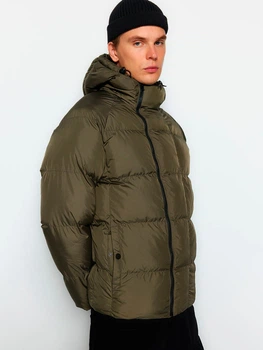 Куртка зимняя мужская Trendyol TMNAW23MO00086 M Khaki (8683048219447)