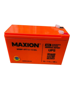 Аккумулятор MAXION 12V 7.5 Ah AGM