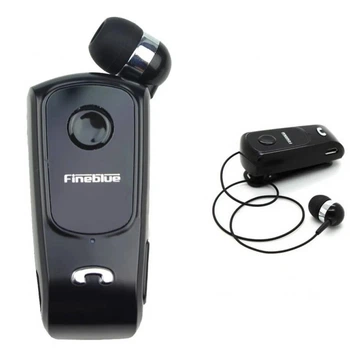 Беспроводная Bluetooth гарнитура Fineblue F920 с вибрацией и клипсой