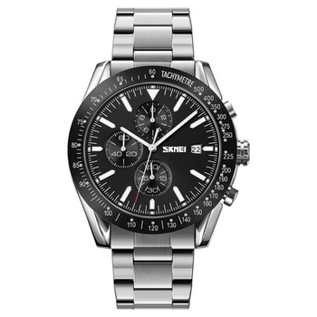 Годинник наручний 9253SIBK SKMEI, SILVER/BLACK