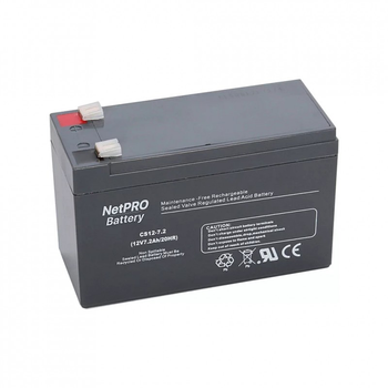 Батарея к ИБП NetPro CS12-7.2, 12V 7.2Ah (CS12-7.2) (230774)