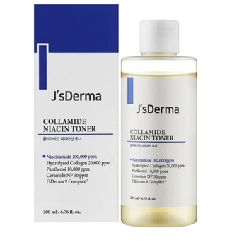 Тонер для комплексного увлажнения с керамидами и коллагеном JsDerma Collamide Niacin Toner 200 мл