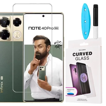 Защитное стекло DK для Infinix Note 40 Pro / Note 40 Pro+ | UV Curved (018110) (clear)