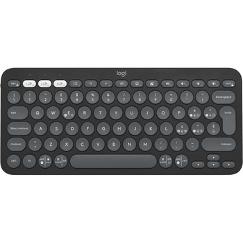 Клавіатура Logitech K380s Pebble Keys 2 Bluetooth Graphite (920-011851) [96063]